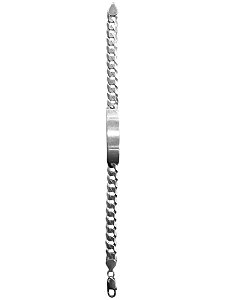 Pulseira Masculina Prata 925 - Grumê Chapa