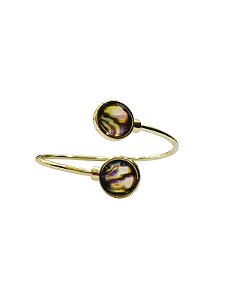 BRACELETE SEMI JOIAS PEDRAS NATURAIS DE ABALONE