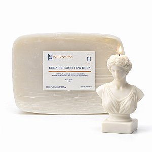 Cera de Coco Dura para Velas 100% Vegetal 1kg Ponto Química