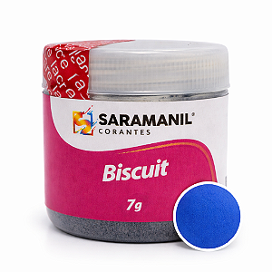 Corante em Pó para Biscuit Azul Royal 7grs Saramanil