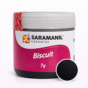 Corante em Pó para Biscuit Preto Intenso 7grs Saramanil