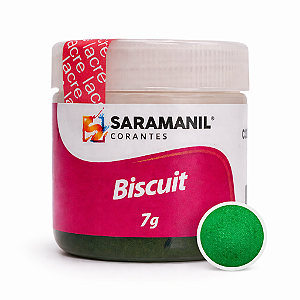 Corante em Pó para Biscuit Verde Bandeira 7grs Saramanil