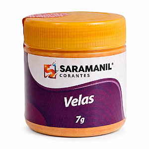 Corante em Pó para Velas Anilina 7g Amarelo Bebê Saramanil