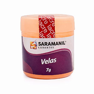 Corante em Pó para Velas Anilina 7g Amarelo Ouro Fluorescente Saramanil