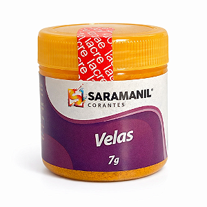 Corante em Pó para Velas Anilina 7g Amarelo Saramanil