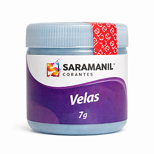 Corante em Pó para Velas Anilina 7g Azul Claro Saramanil