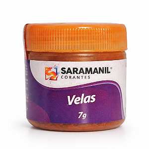 Corante em Pó para Velas Anilina 7g Castanho Terra Saramanil