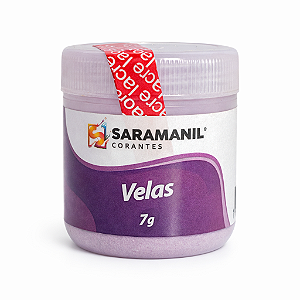 Corante em Pó para Velas Anilina 7g Lilás Candy Saramanil