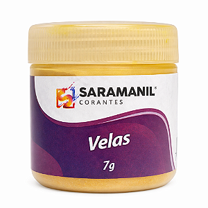 Corante em Pó para Velas Anilina 7g Marfim Saramanil