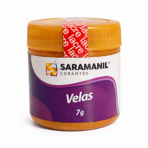 Corante em Pó para Velas Anilina 7g Marrom Saramanil
