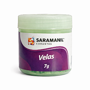 Corante em Pó para Velas Anilina 7g Verde Candy Saramanil