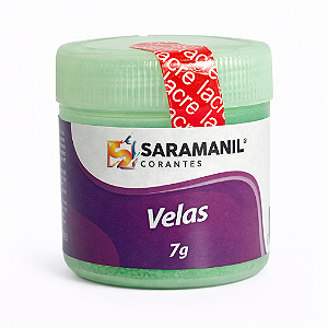 Corante em Pó para Velas Anilina 7g Verde Limão Fluorescente Saramanil
