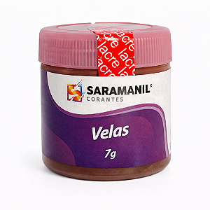 Corante em Pó para Velas Anilina 7g Vermelho Saramanil