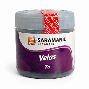 Corante em Pó para Velas Anilina 7g Vinho Saramanil