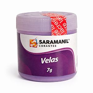 Corante em Pó para Velas Anilina 7g Violeta Fluorescente Saramanil