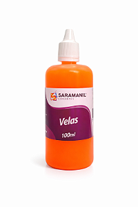 Corante Líquido para Velas 100ml Amarelo Ouro Fluorescente Saramanil