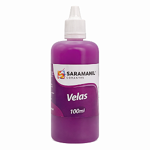 Corante Líquido para Velas 100ml Fucsia Fluorescente Saramanil