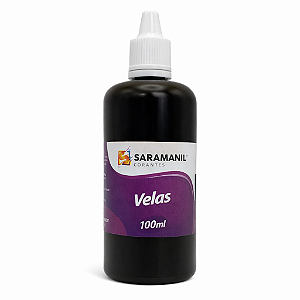 Corante Líquido para Velas 100ml Marrom Saramanil