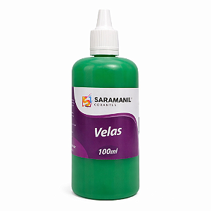 Corante Líquido para Velas 100ml Verde Limão Fluorescente Saramanil