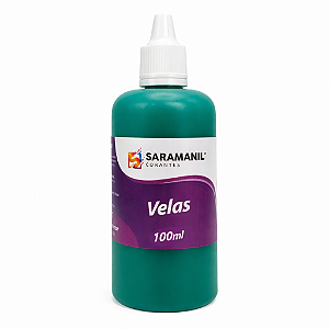 Corante Líquido para Velas 100ml Verde Tiffany Saramanil