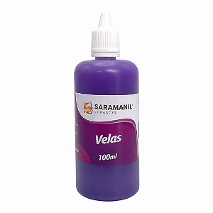 Corante Líquido para Velas 100ml Violeta Fluorescente Saramanil