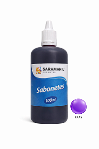 Corante Líquido Sabonete 100ml Lilás Saramanil