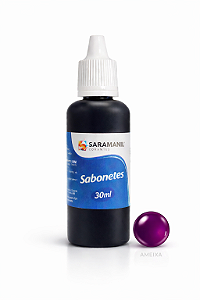 Corante Líquido Sabonete 30ml Ameixa Saramanil