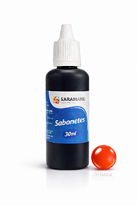 Corante Líquido Sabonete 30ml Pitanga Saramanil