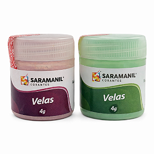 Kit 2 Mica Cintilante para Velas 4g Saramanil