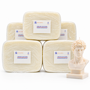 Kit 5kg Cera de Coco Dura para Velas 100% Vegetal Ponto Química
