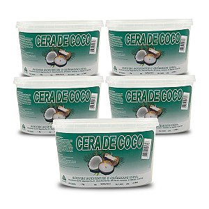 Kit 5kg Cera de Coco para Velas 100% Vegetal Solven