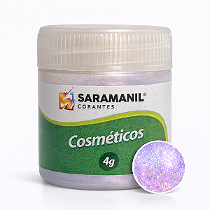 Mica Colorida para Velas e Cosméticos 4g Lilás Furta-Cor Saramanil