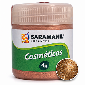 Mica Colorida para Velas e Cosméticos 4g Ouro Velho Saramanil