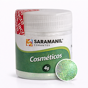 Mica Colorida para Velas e Cosméticos 4g Verde Furta-Cor Saramanil