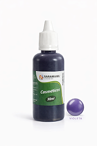 Pigmento Cosmético Leitoso Sabonete 30ml Violeta Saramanil