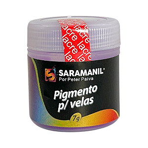 Pigmento em Pó para Velas 7g Violeta Saramanil não migra