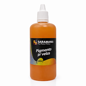 Pigmento Líquido para Velas 100ml Amarelo Saramanil não migra