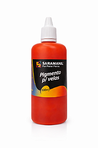 Pigmento Líquido para Velas 100ml Laranja Saramanil não migra