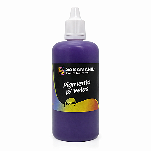 Pigmento Líquido para Velas 100ml Violeta Saramanil não migra