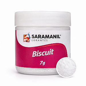 Pó Branco Clareador para Biscuit 7grs Saramanil