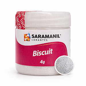 Pó Brilhante p/ Biscuit Prata 4grs Saramanil
