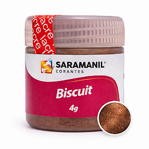 Pó Metais p/ Biscuit Bronze 4grs Saramanil