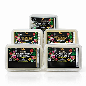 Kit 5 Bases para Sabonetes Peter Paiva