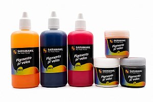 Kit 6 Pigmentos Básicos para Velas Saramanil