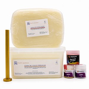 Kit Básico para Fabricação de Velas Artesanais