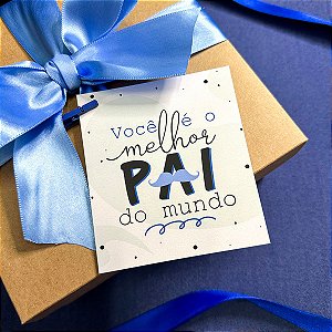 10un Postal "Melhor Pai do Mundo" - Coleção Dia dos Pais