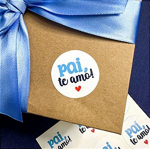25un Adesivo "Pai, Te Amo" - Coleção Dia dos Pais