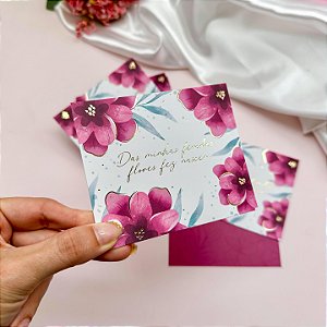 10un Postal Hot Stamping "Minhas Feridas"