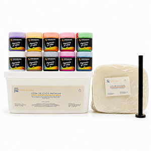 Kit Completo para Produção de Velas Artesanais