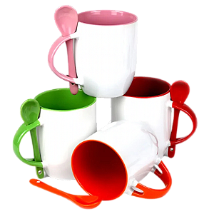 Caneca Cerâmica Cônica 325ml